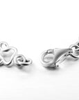 Paw Print and Bone Charm Bracelet | Sterling Silver 4