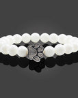 Pawprint Memory Bracelet | Natural Stone Jewelry | Healing Crystal Accessory 1