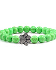 Pawprint Memory Bracelet | Natural Stone Jewelry | Healing Crystal Accessory 8