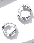 Pet Lovers' Delight | Colorful Paws Hoops | Sterling Silver Earrings | Adorable Animal Jewelry 3