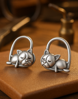 Puppy Love | 925 Sterling Silver Earrings | Cute Dog Jewelry | Animal Lover Gifts 0