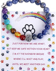Rainbow Bridge Memorial Bracelet | Natural Stone 1