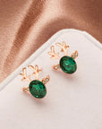 Reindeer Joy | Earrings | Crystal Studs | Holiday Accessories 2