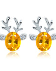 Reindeer Joy | Earrings | Crystal Studs | Holiday Accessories 3