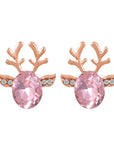 Reindeer Joy | Earrings | Crystal Studs | Holiday Accessories 8