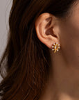 Sophisticated Gold Pearl Earrings | Gold 1