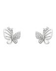 Sophisticated Women's Zircon Butterfly Stud Earrings | Elegant Jewelry | Timeless Accessories | Hypoallergenic Design 5