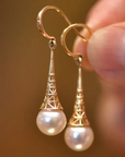 Timeless Gold Pearl Earrings | Gold 0