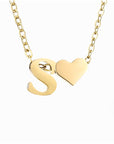 Timeless Initial Necklace | Gold 11