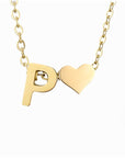 Timeless Initial Necklace | Gold 15