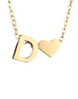 Timeless Initial Necklace | Gold 18