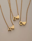 Timeless Initial Necklace | Gold 1