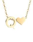 Timeless Initial Necklace | Gold 20