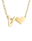 Timeless Initial Necklace | Gold 22