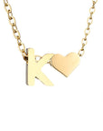 Timeless Initial Necklace | Gold 25