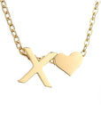 Timeless Initial Necklace | Gold 26