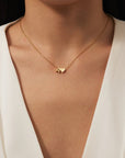 Timeless Initial Necklace | Gold 2