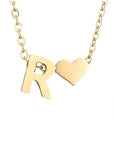 Timeless Initial Necklace | Gold 31