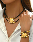 Timeless Layered Necklace & Bracelet Set | Premium Metal Alloy 1