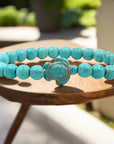 Turtle Bracelet | Natural Stone Beads 0