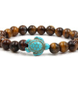Turtle Bracelet | Natural Stone Beads 2