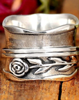 Vintage Silver Flower Ring | Silver 1