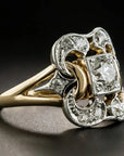 Vintage Zirconia Gold Ring | Gold 0