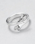 Adjustable Cuddle Ring | Silver 0