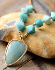 Adoring Amazonite Pendant Necklace | Amazonite 0