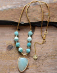 Adoring Amazonite Pendant Necklace | Amazonite 3
