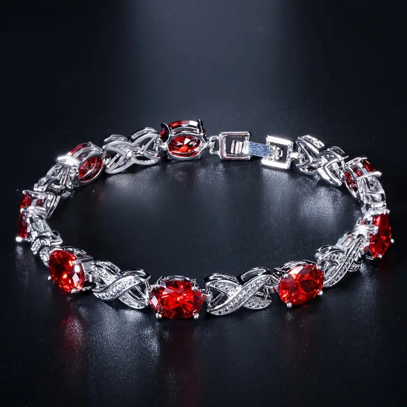 Alendra Flameaux Bracelet | White Gold 0