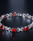 Alendra Flameaux Bracelet | White Gold 0