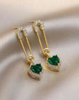 Amarisse Viridelle Dangle Earrings | Gold 0