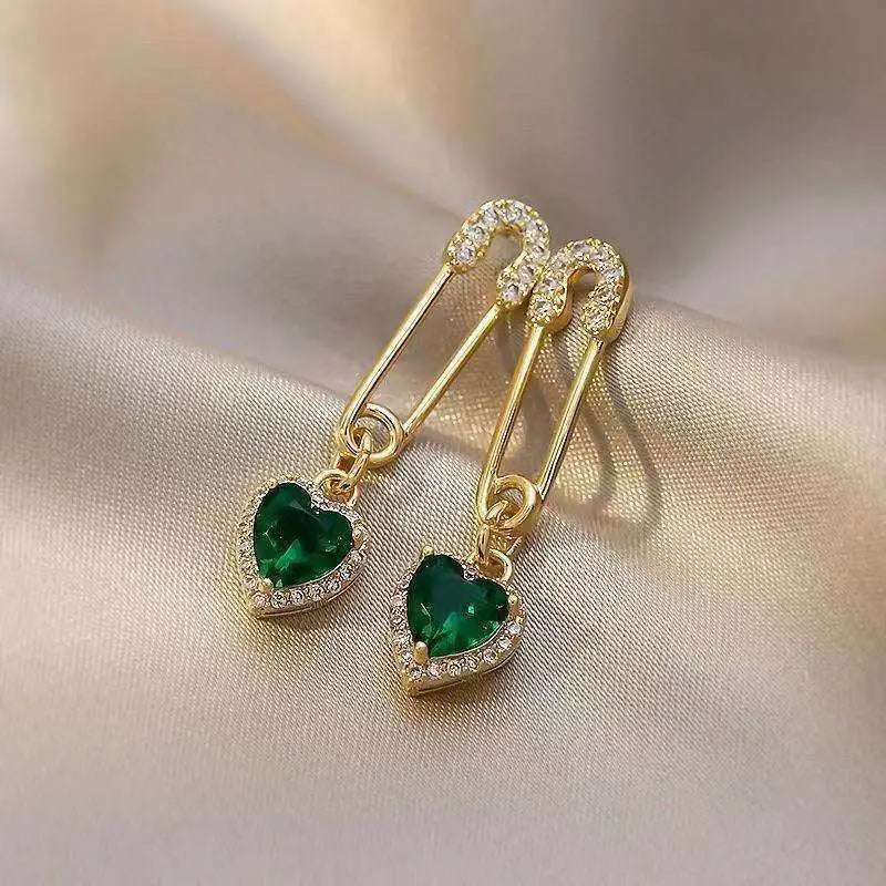 Amarisse Viridelle Dangle Earrings | Gold 1
