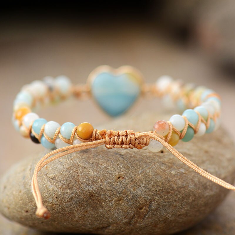 Amazonite Love Protection Bracelet | Stainless Steel 2