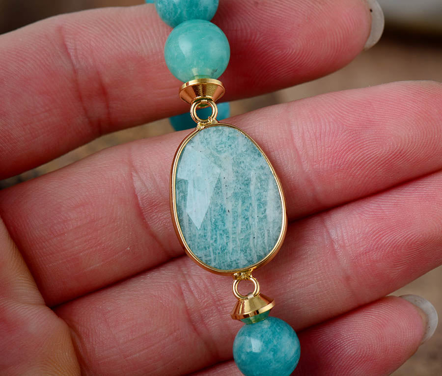 Amazonite Prosperity Bracelet | Natural Stone 0