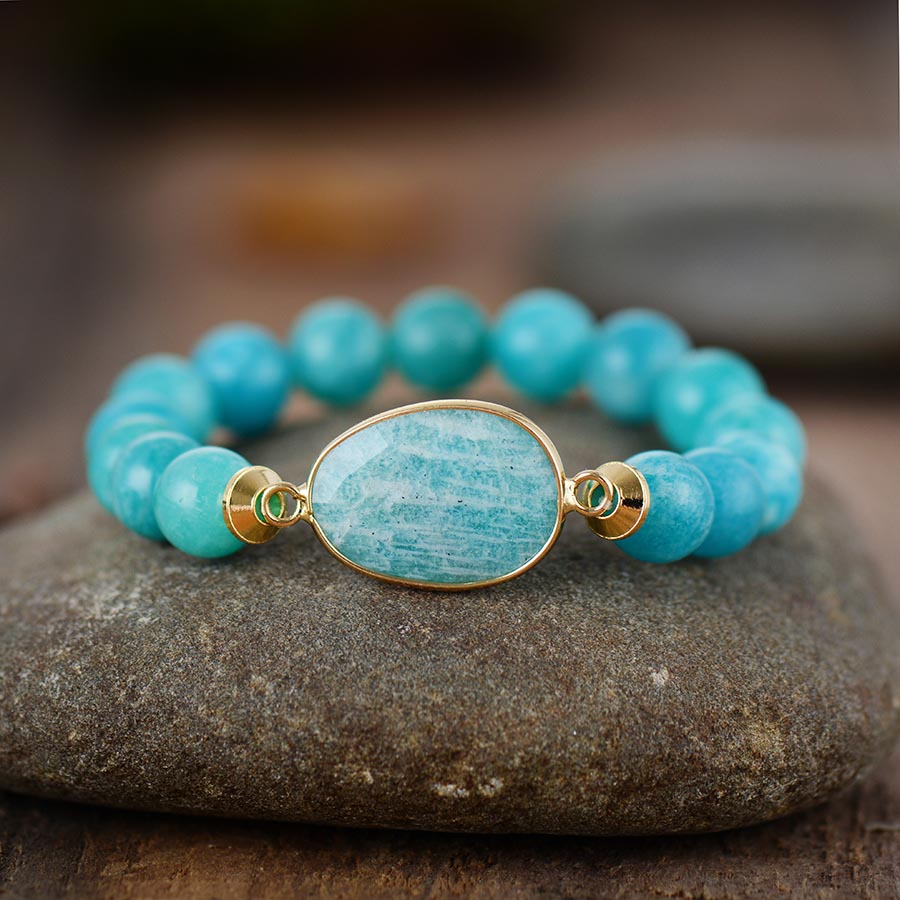 Amazonite Prosperity Bracelet | Natural Stone 2