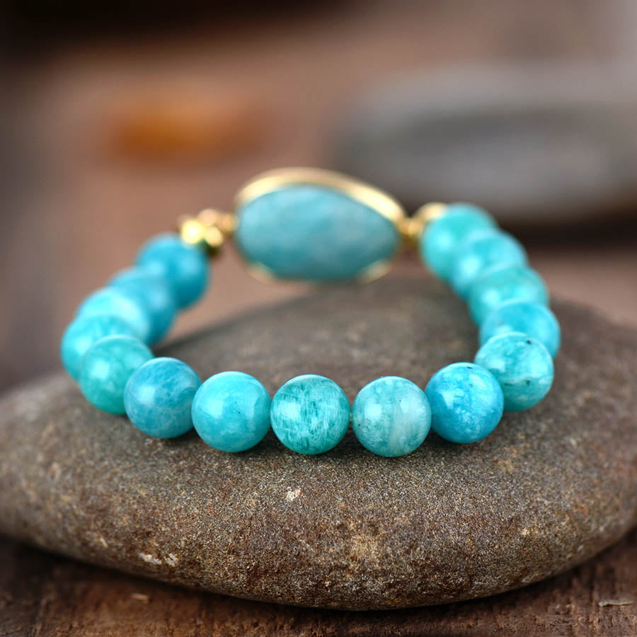 Amazonite Prosperity Bracelet | Natural Stone 3