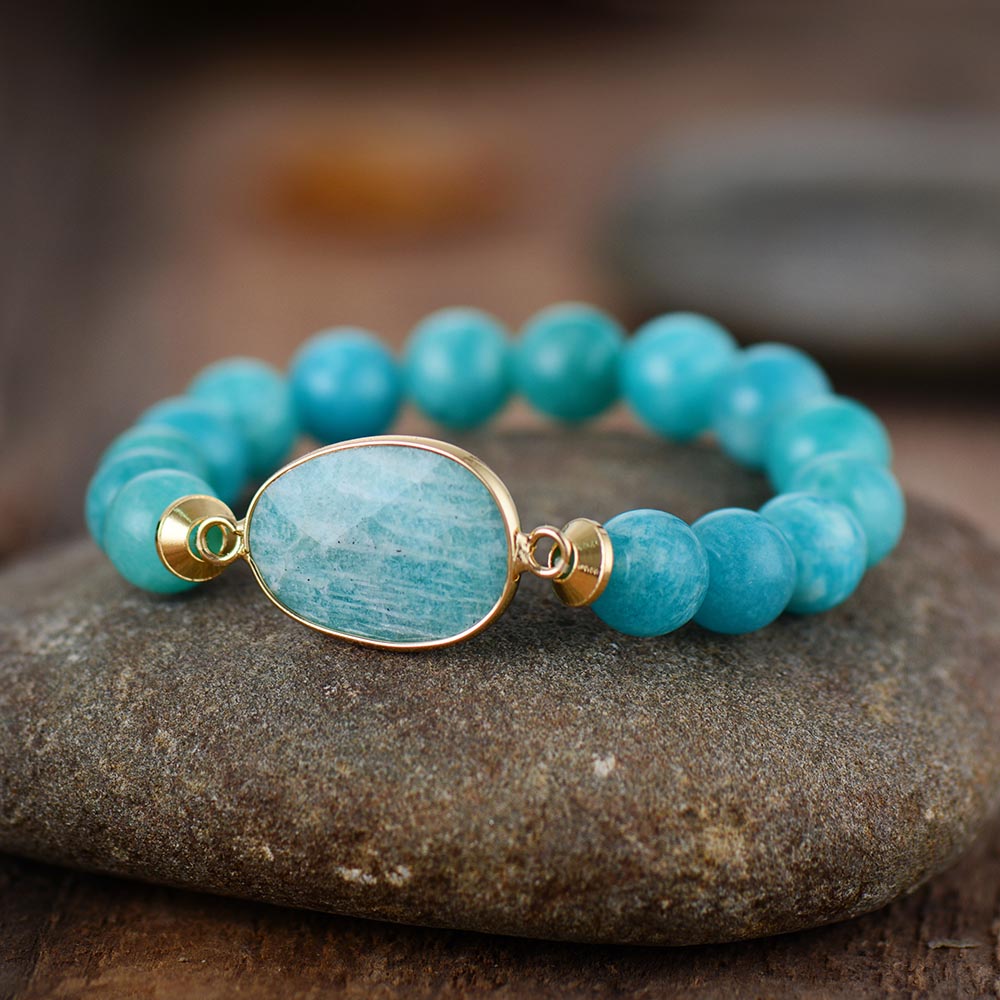 Amazonite Prosperity Bracelet | Natural Stone 4