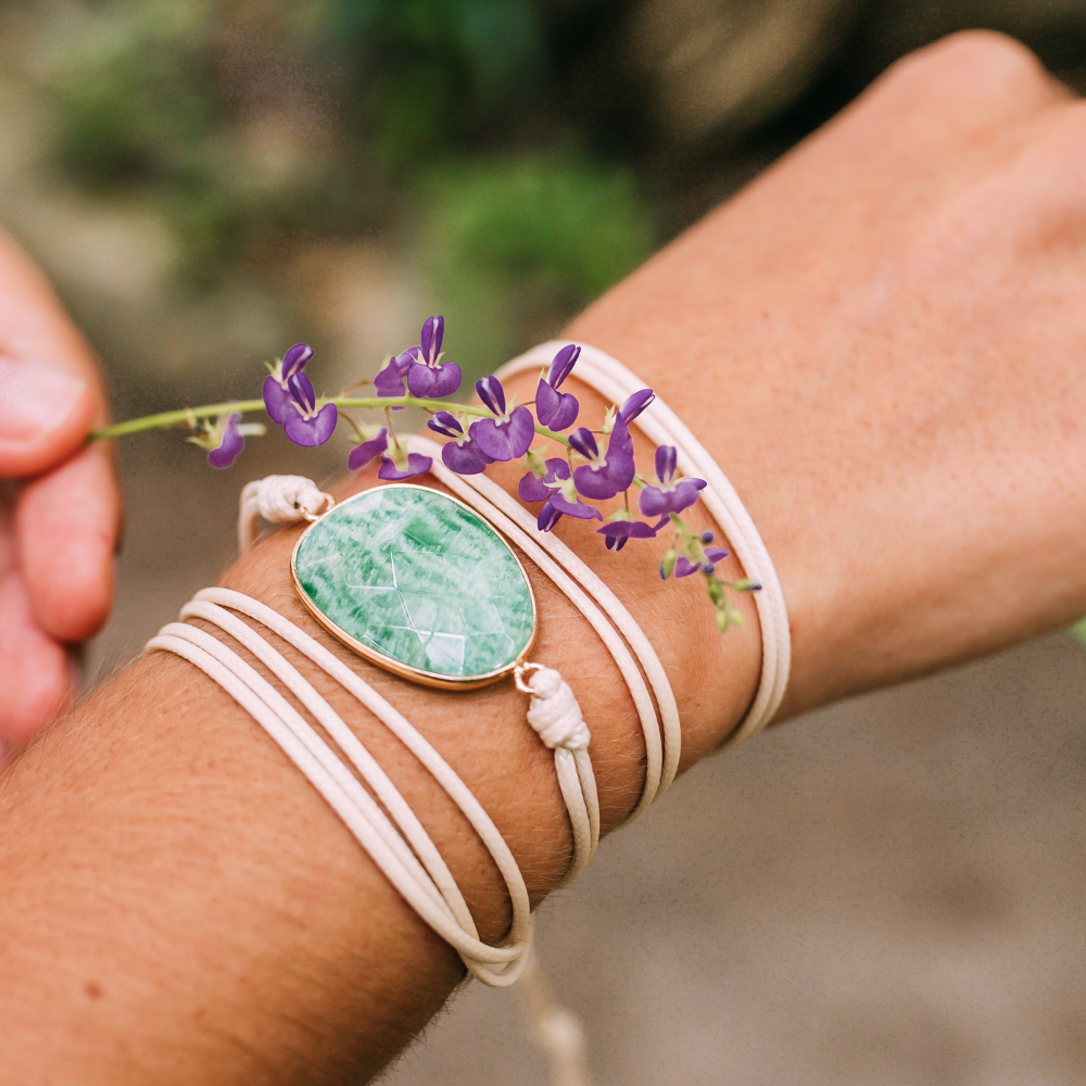 Amazonite Wrap Bracelet | Natural Gemstone 5