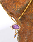 Amethyst Serenity Necklace | Stainless Steel 3