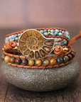 Ammonite Fossil Bracelet | Natural Stone 3