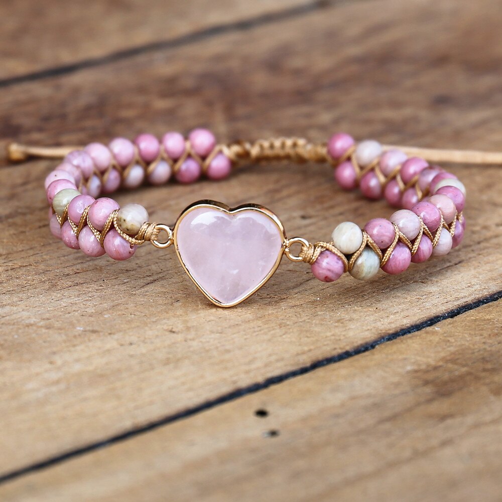 Amore Bracelet | Rhodonite 0
