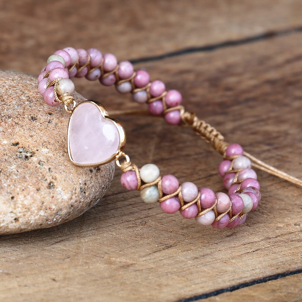 Amore Bracelet | Rhodonite 1
