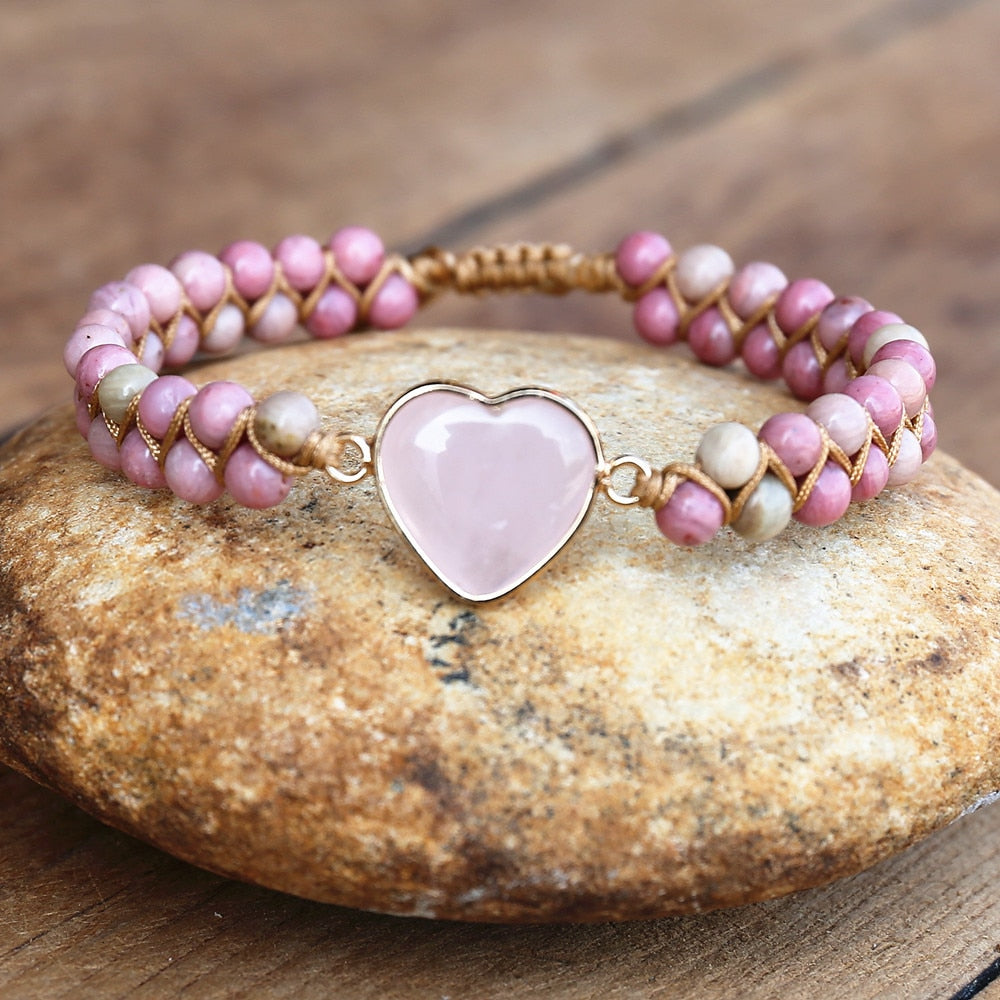 Amore Bracelet | Rhodonite 2