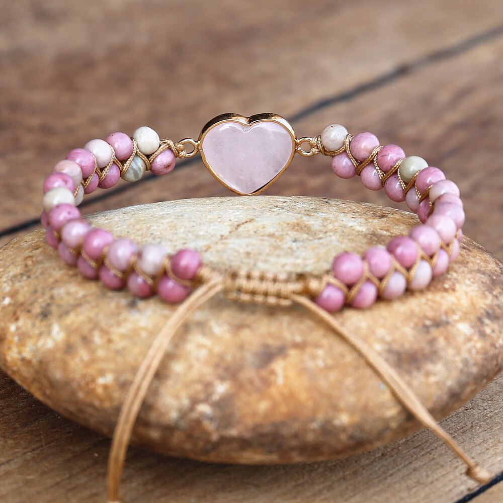Amore Bracelet | Rhodonite 3