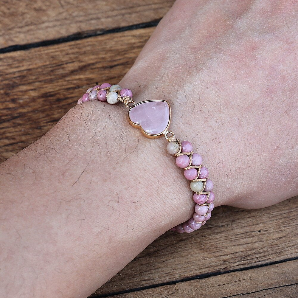Amore Bracelet | Rhodonite 4