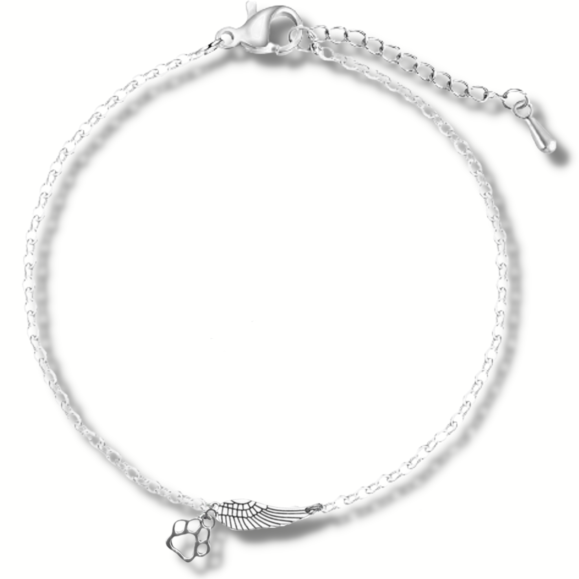 Angel Paw Bracelet | Silver Alloy 3