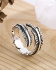 Angel's Embrace | Memorial Ring | Adjustable Design | 925 Sterling Silver 2