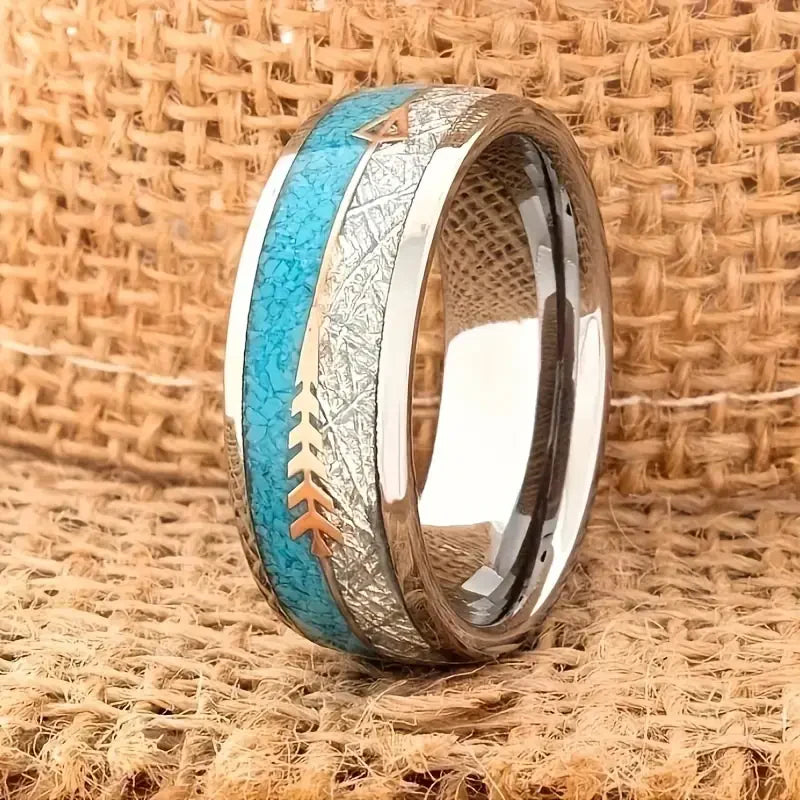 Antique Enamel Silver Ring | Silver 0